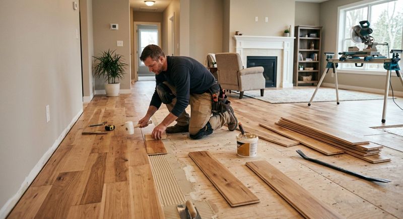 Engineered Wood Installation in Plano, TX