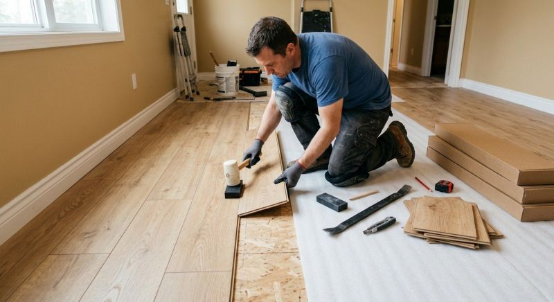 Laminate Floor Installation in Farmersville, TX