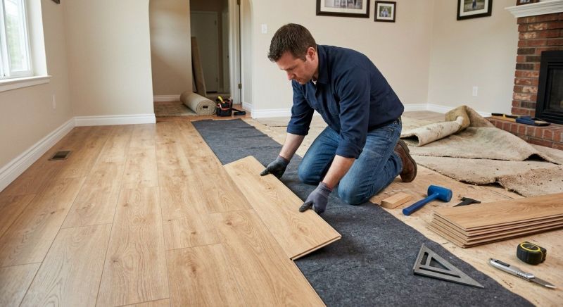 Laminate Floor Remodeling in Plano, TX