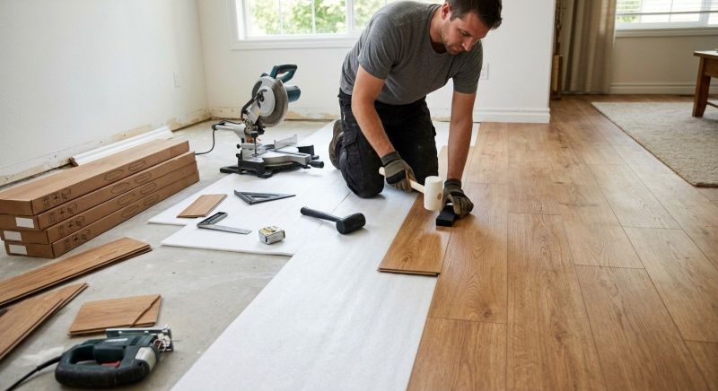 Laminate Floor Replacement in Anna, TX
