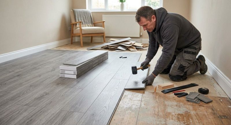 Laminate Floor Replacement in Collin County, TX