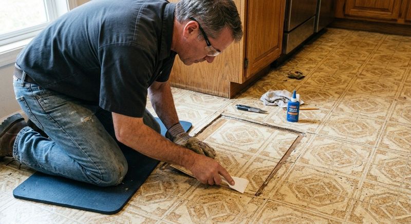 Linoleum Floor Installation in Dallas, TX