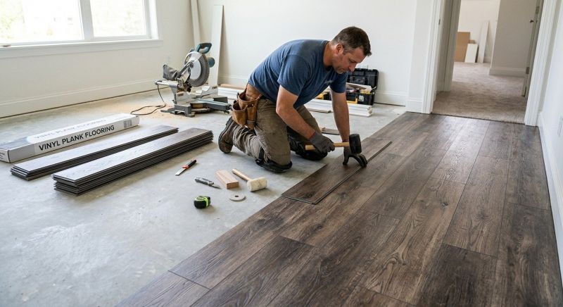 Linoleum Floor Installation in Denton County, TX