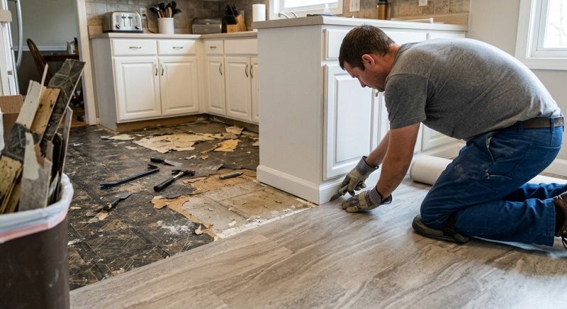 Linoleum Floor Installation in Melissa, TX