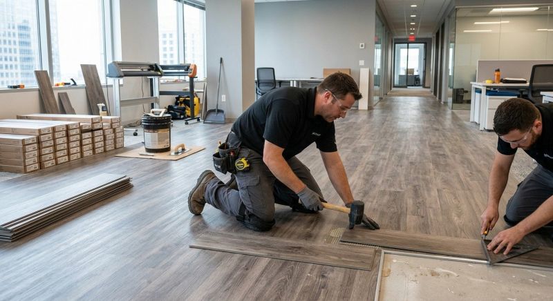 Linoleum Floor Installation in Mesquite, TX