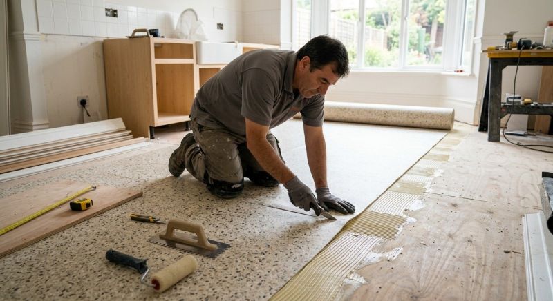 Linoleum Floor Installation in Wylie, TX