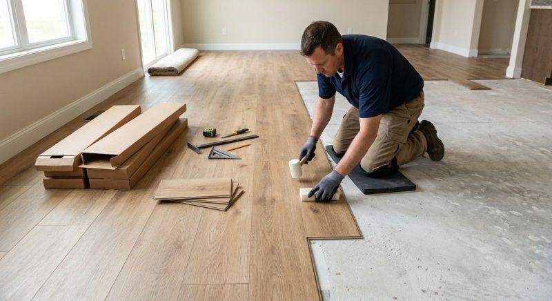 Luxury Vinyl Tile Installation in Celina, TX