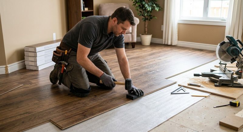 Plank Laminate Installation in Plano, TX