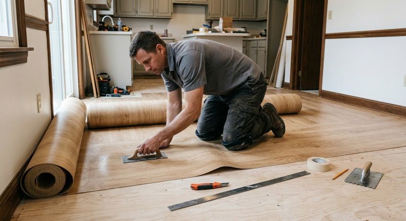 Sheet Flooring Installation in Princeton, TX