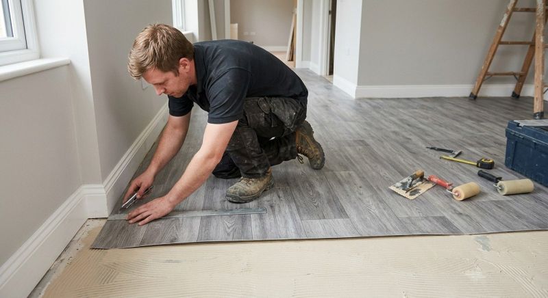 Sheet Vinyl Installation in Sachse, TX