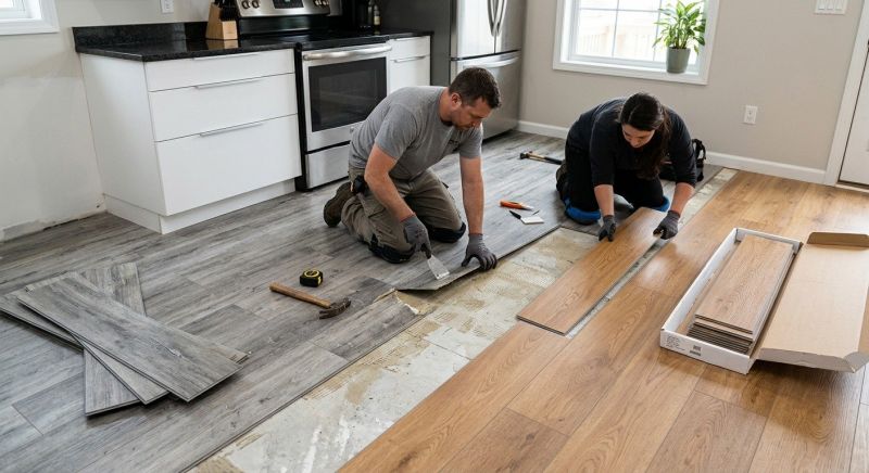 Vinyl Floor Replacement in Plano, TX