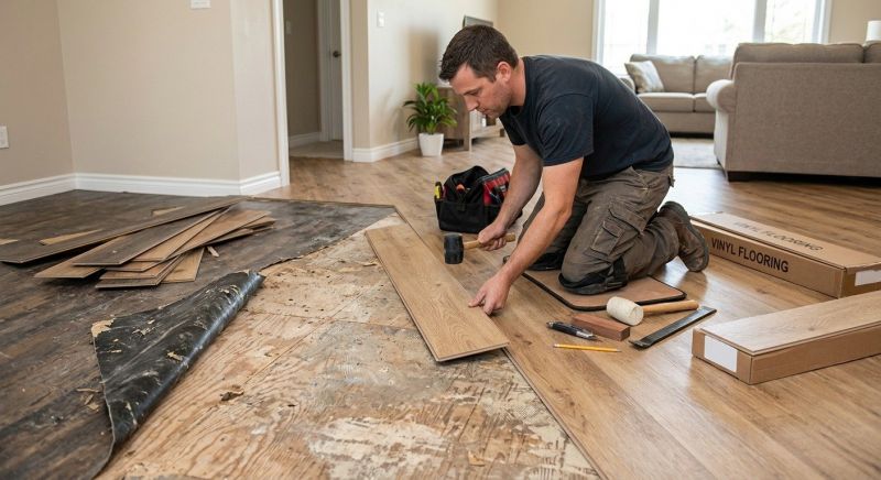 Vinyl Flooring Installation in Dallas, TX