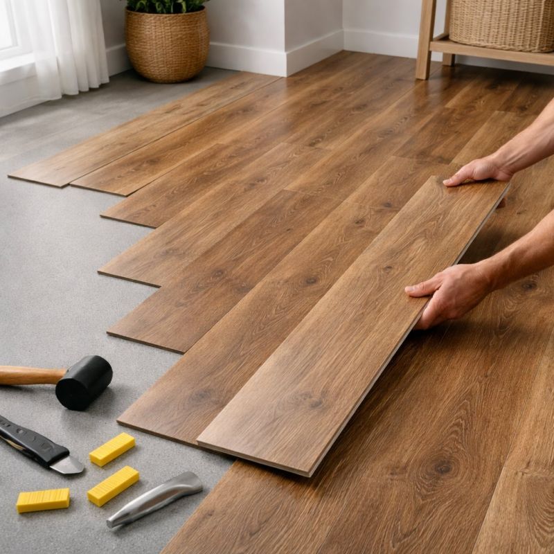 Vinyl Plank Floor Installation in Plano, TX
