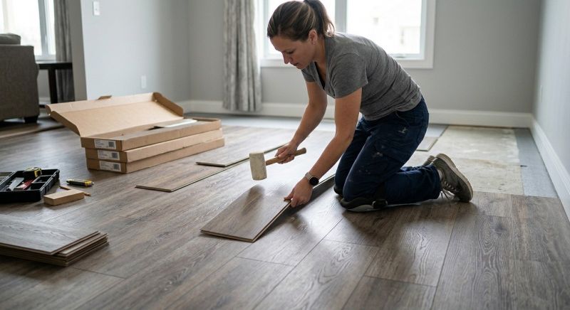 Vinyl Plank Floor Installation in Plano, TX