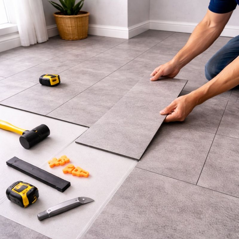 Vinyl Tile Replacement in Plano, TX