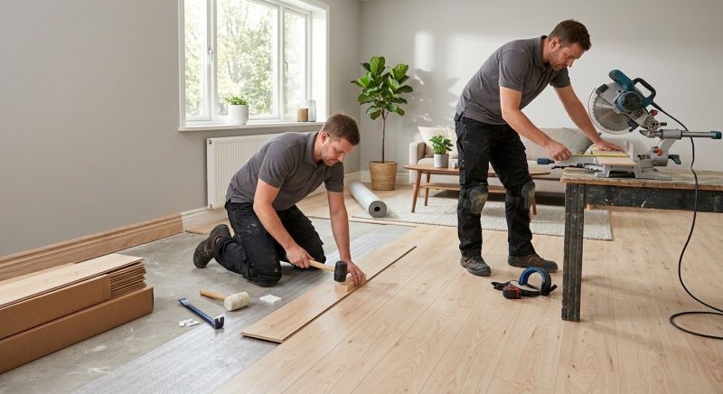 Wood Laminate Installation in Plano, TX